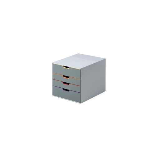 Durable Ladičar Varicolor 4, zatvoren, siv Cijene