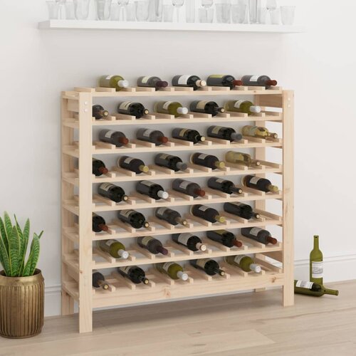 vidaXL Stalak za vino 109,5x30x107,5 cm od masivne borovine Cijene