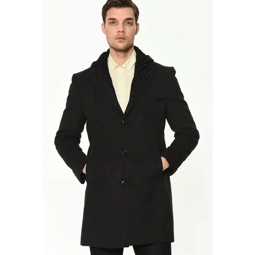 Dewberry PLT8371 DEWBRRY MEN'S COAT-ANTHRACITE