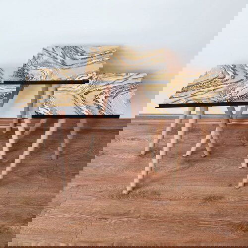 Hanah home 3Shp263 - beige beigebrowngold nesting table (3 pieces) Cene