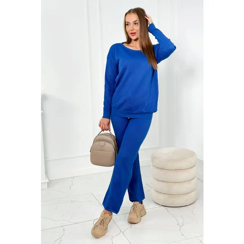 Kesi Sweater set sweatshirt + trousers cornflower blue