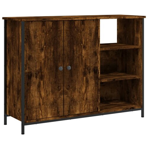 Maison Chic Komoda - Predalnik dimljeni hrast 100x33x75 cm inženirski les, (21718509) Cene