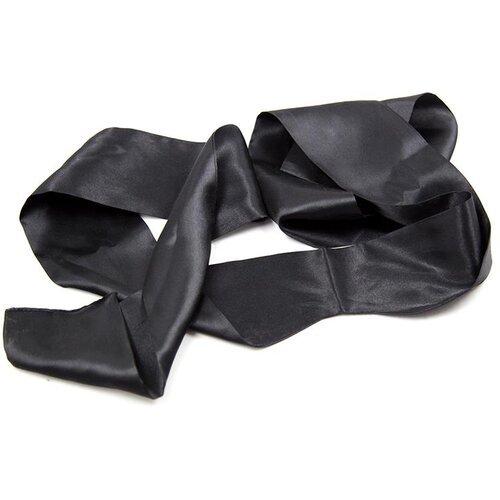 LATETOBED BDSM Line Satin Blindfold Black Cene