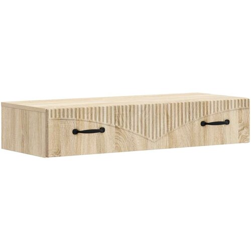Stolna montirana na zid Hrast sonoma 87 5 x 34 5 x 17 cm Cene