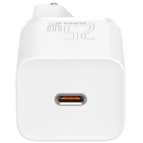 Baseus zidni punjač tip C Super Si PD 25W + kabel tip C na tip C bijeli TZCCSUP-L02 Slike