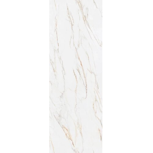 DECOFLOORING SPC stenski panel 260 cm x 90 cm belo-zlati marmor Slike