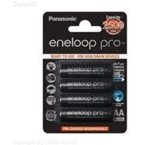 Panasonic bat eneloop pro AA/4B BK-3HCDE/4CP Slike