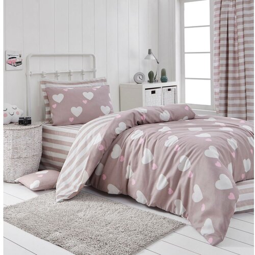  Posteljina (140 x 200) Herz Dusty Rose Cene