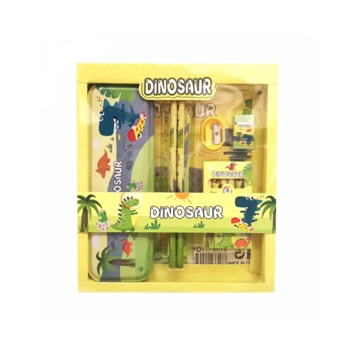  &Scaron;kolski pribor set dinosaurus Cene