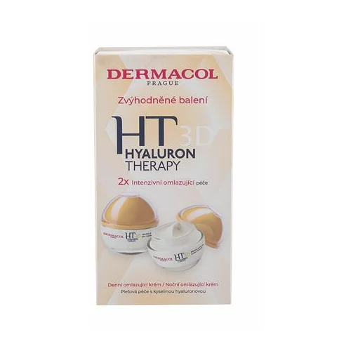Dermacol 3D Hyaluron Therapy darilni set dnevna krema za obraz Hyaluron Therapy 3D Day Cream 50 ml + nočna krema za obraz Hyaluron Therapy 3D Night Cream 50 ml za ženske