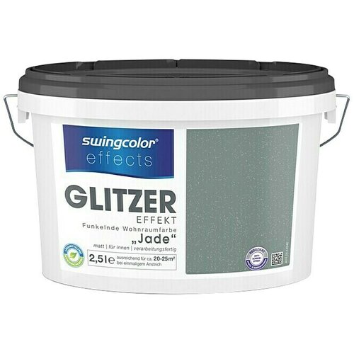 SWINGCOLOR Boja s efektom Glitter (Jade, 2,5 l) Cijene