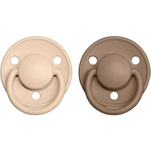 Bibs De Lux Natural Rubber Size 2: 6+ months duda Vanilla / Dark Oak 2 kom Cijene