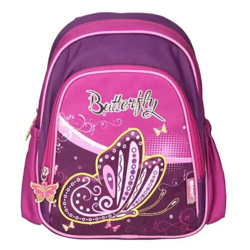 Spirit spirit: leptir ljubičasta zaobljena &scaron;kolska torba, ruksak 24x13x31cm Cijene