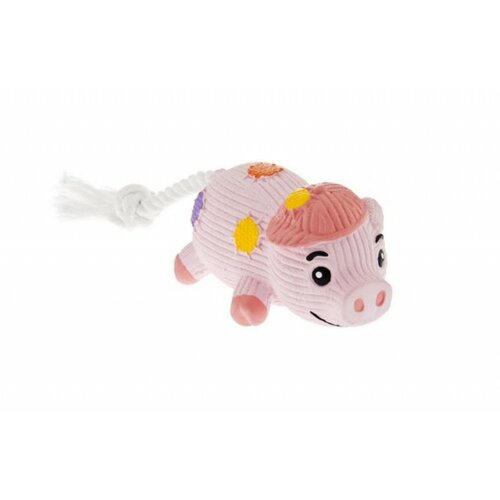 Ferribiella gumena igračka svinja sa somot efektom 15cm Slike