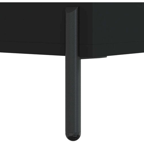 vidaXL klubske mizice 2 kosa črne 50x50x40 cm inženirski les Cene