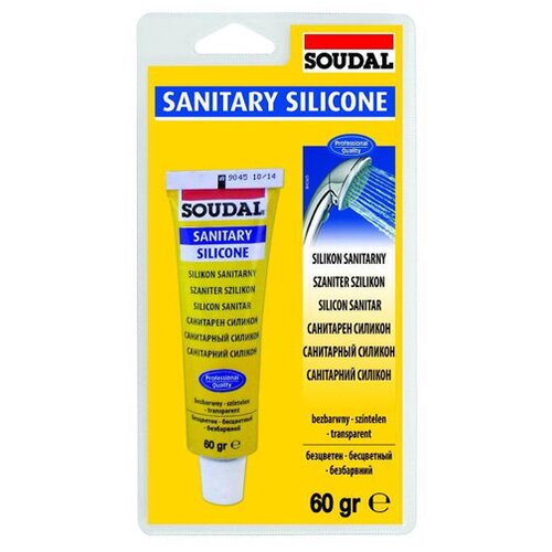 SOUDAL Silikonska zaptivna masa sanitarna bela 60g-120033 Slike