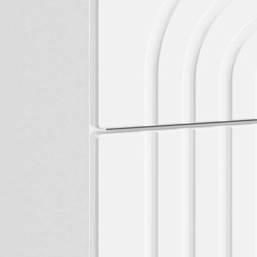  Noćni ormar s ladicama Bijela visokog sjaja 62 x 34,5 x 48 cm Slike