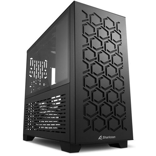 Sharkoon Kući&scaron;te gaming, MS-Y1000 bk, black, ventilatori 1x80mm PWM, 3x120mm PWM, Micro-ATX Cijene