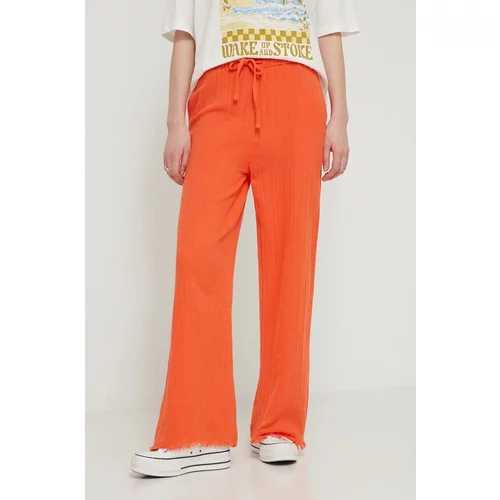Billabong Bombažne hlače oranžna barva, EBJNP00114