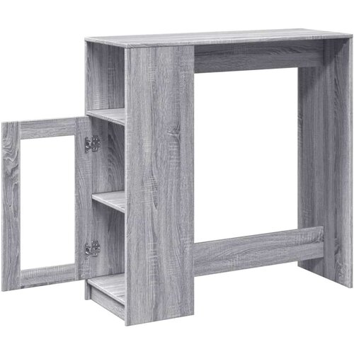 VidaXL barski stol s držačima boja hrasta 101x40x103,5 cm drveni Slike