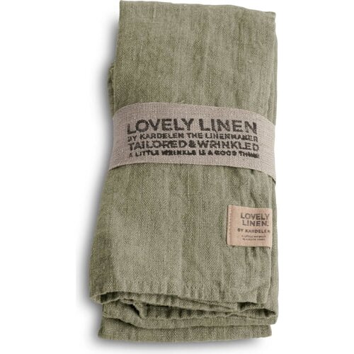 Lovely Linen Namizni tekač - Avocado Cene