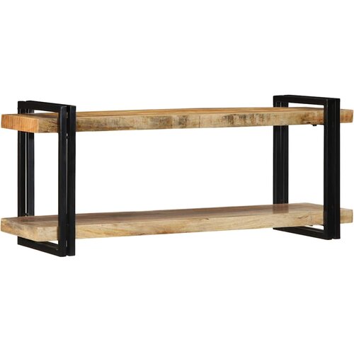 Maison Chic Stenska polica - Viseča Polica 110x33x45 cm Masivni neobdelan les Mango, (21793517) Cene