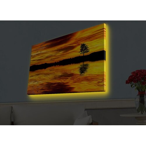 Wallity Zidna slika sa LED osvjetljenjem 4570HDACT-053, 45x70 cm Cene