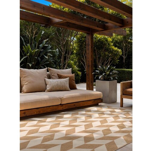 Ted Baker Kremno bela/v naravni barvi notranja in zunanja preproga 120x170 cm Haringey Terrick &amp;ndash; Slike