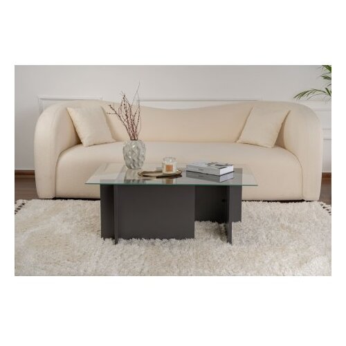 Hanah home Klub sto Ventrino, 105x65x40cm, Antracit Slike