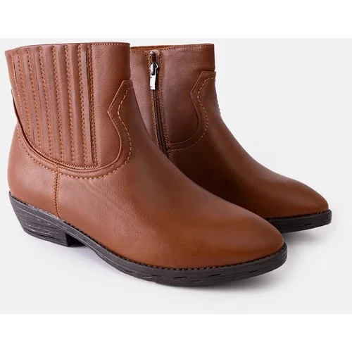 D/CEO Brown insulated boots Jolicoeur