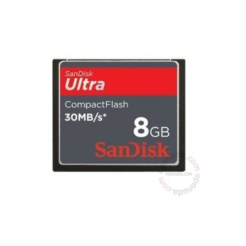 Sandisk Compact Flash 8GB Ultra 30MB/s memorijska kartica Slike