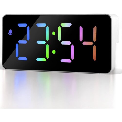 Venisymlis Digitalna Budilka Rainbow - Kompaktna Moderna Namizna Ura Za Osebe, Ki Spijo Globoko, (22060166) Cene