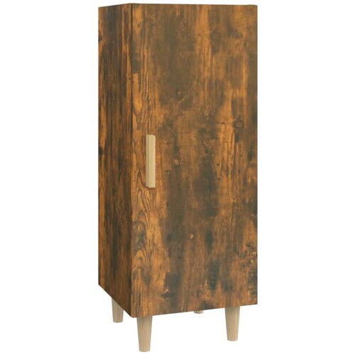 Maison Chic Komoda - Predalnik dimljeni hrast 34,5x34x90 cm konstruiran les, (21718442) Cene