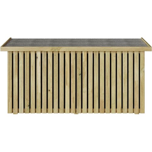  Kutija za spremanje u vrtu Prirodna 119 x 44 x 58,5 cm Slike