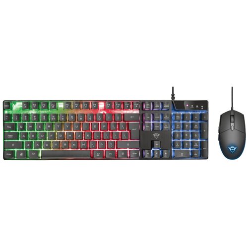 Trust GXT838 tastatura+miš Azor Gaming Combo, RGB Cene
