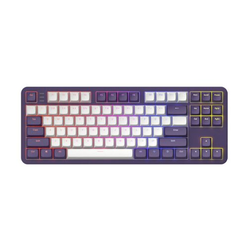 Dark Project ALU87A Violet/White Mechanical Gaming Keyboard (ANSI) Cene