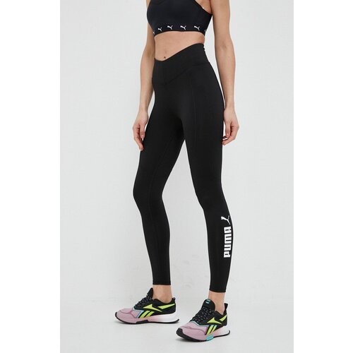 Puma Pajkice za vadbo Favorite Logo črna barva Slike