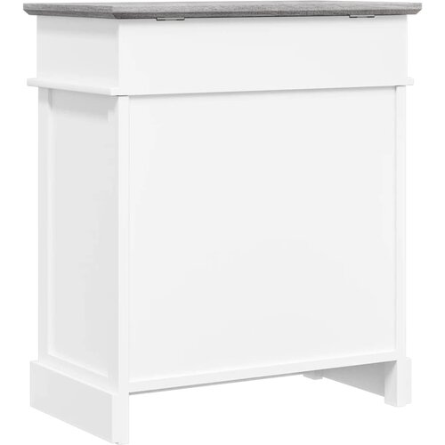  za cipele sivi 50 x 28 x 58 cm od drva paulovnije Slike