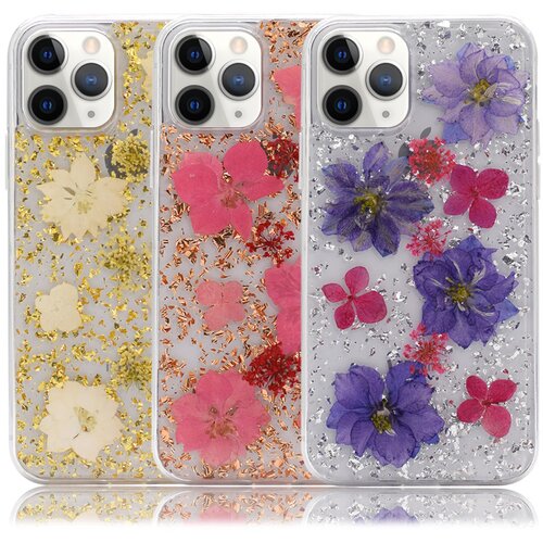  Maska za Samsung S20/ G980F Platina Flower zlatna Cene