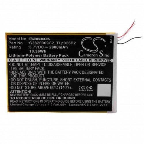 VHBW Baterija za Alcatel One Touch Pixi 3 7.0, 2800 mAh Cene