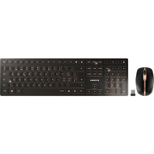 Cherry Desktop DW 9100 SLIM [CH] WL AES black/copper BT" Cijene