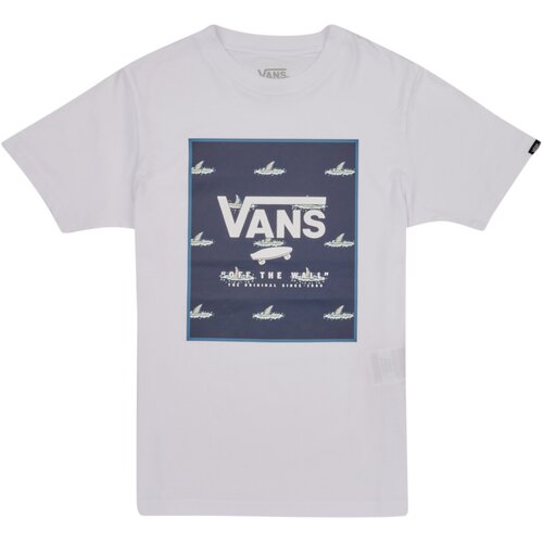 Vans Majice s kratkimi rokavi PRINT BOX BOYS Modra Cene