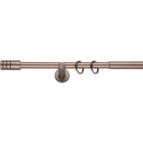 MYDECO karnisa Rillcube, 160-280 cm, bron, izvlečni set, 66109