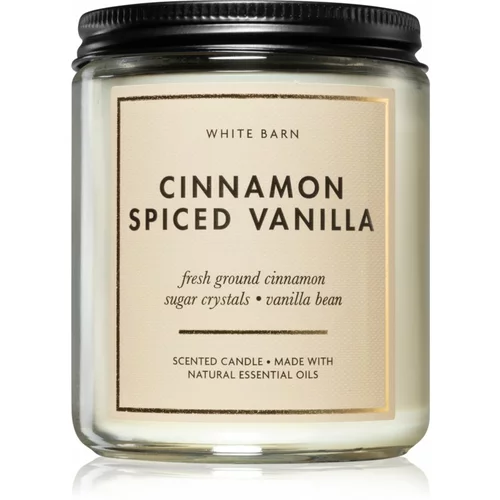 Bath & Body Works Cinnamon Spiced Vanilla dišeča sveča 198 g