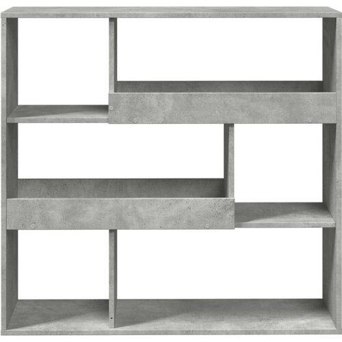VidaXL Ormarić za knjige / sobna pregrada boja betona 100x33x94,5 cm Slike