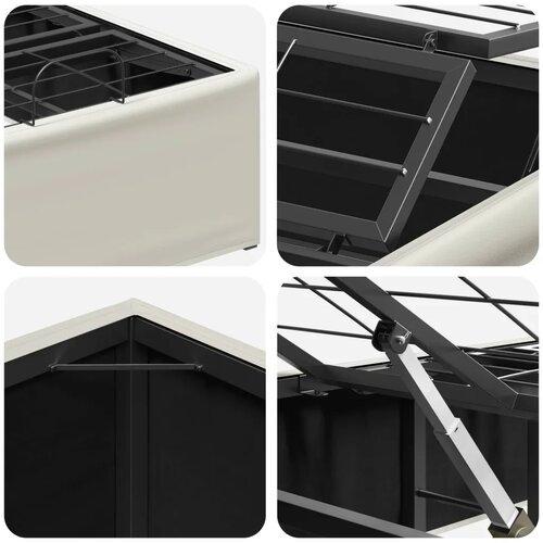  Električni podesivi okvir kreveta Bijela 200 x 80 x 33 5 cm - Bijela 80 x 200 cm Slike