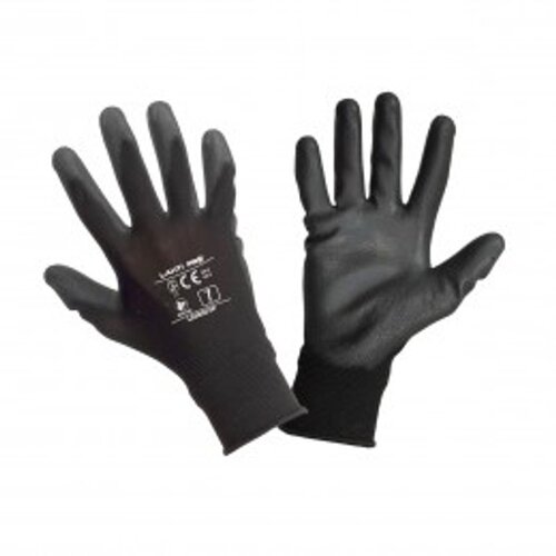 Profix Za&scaron;titne rukavice L230510W, Poliuretan, 12 parova, Crne Cijene