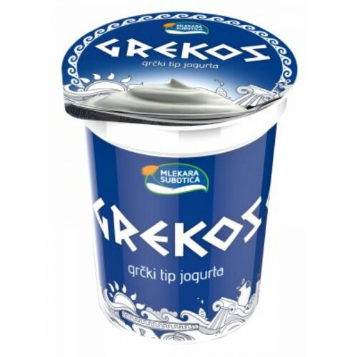 Mlekara Subotica Grekos grčki tip jogurta 9% MM 400g čaša Slike