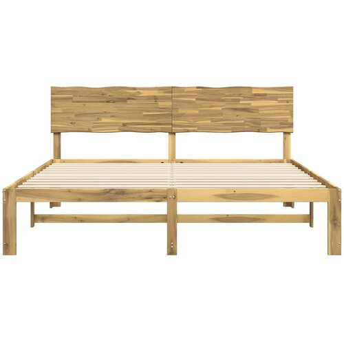  Krevetni okvir s uzglavljem ROSTOCK Bijela 180 x 200 cm Slike