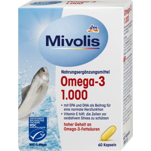 Mivolis omega 3 kapsule 1000 85 g Cene